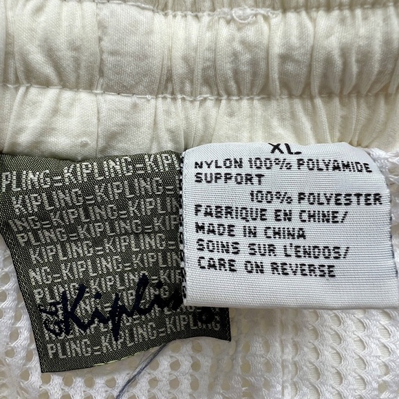 Kipling Shorts Swim Trunks Red White Blue Size XL Lined Inner Support Mesh Vtg - Picture 3 of 4